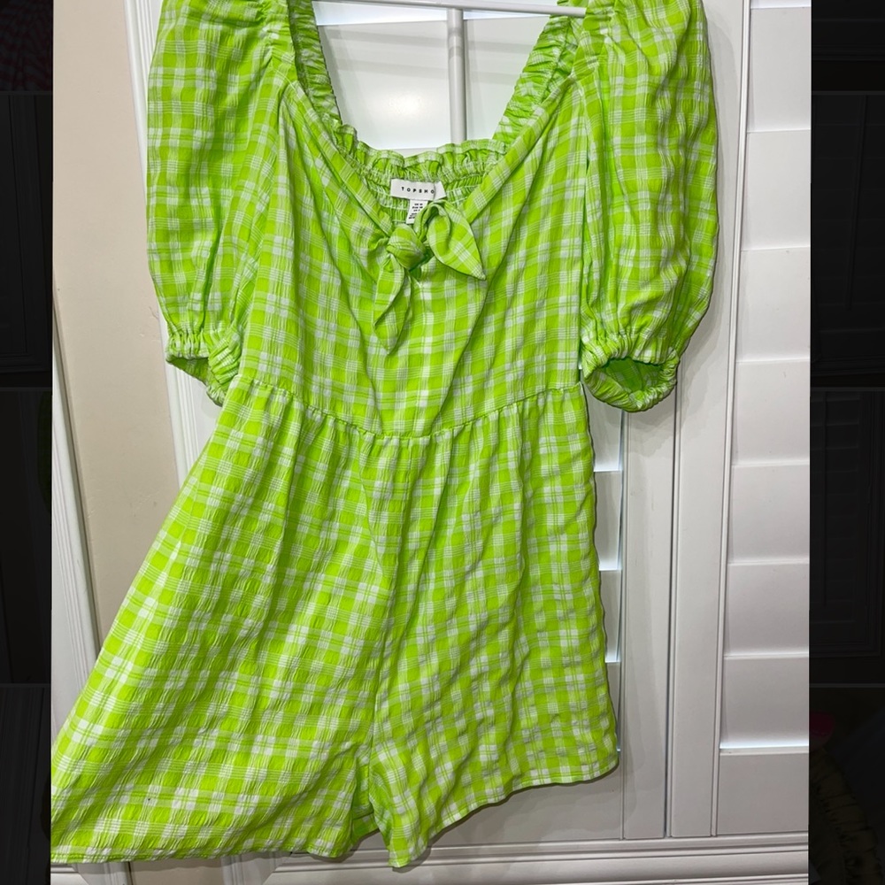 Topshop neon romper!